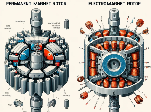 Permanent Magnet Rotors vs. Electromagnet Rotors